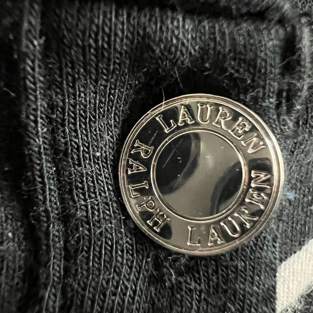 Lauren Ralph Lauren Dress Striped Jersey Maxi Dress Black White - Picture 4 of 6